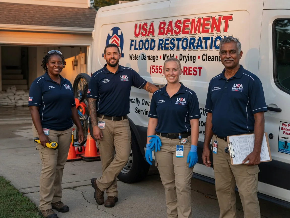 Basement Flood Cleanup company in Daggett, MI